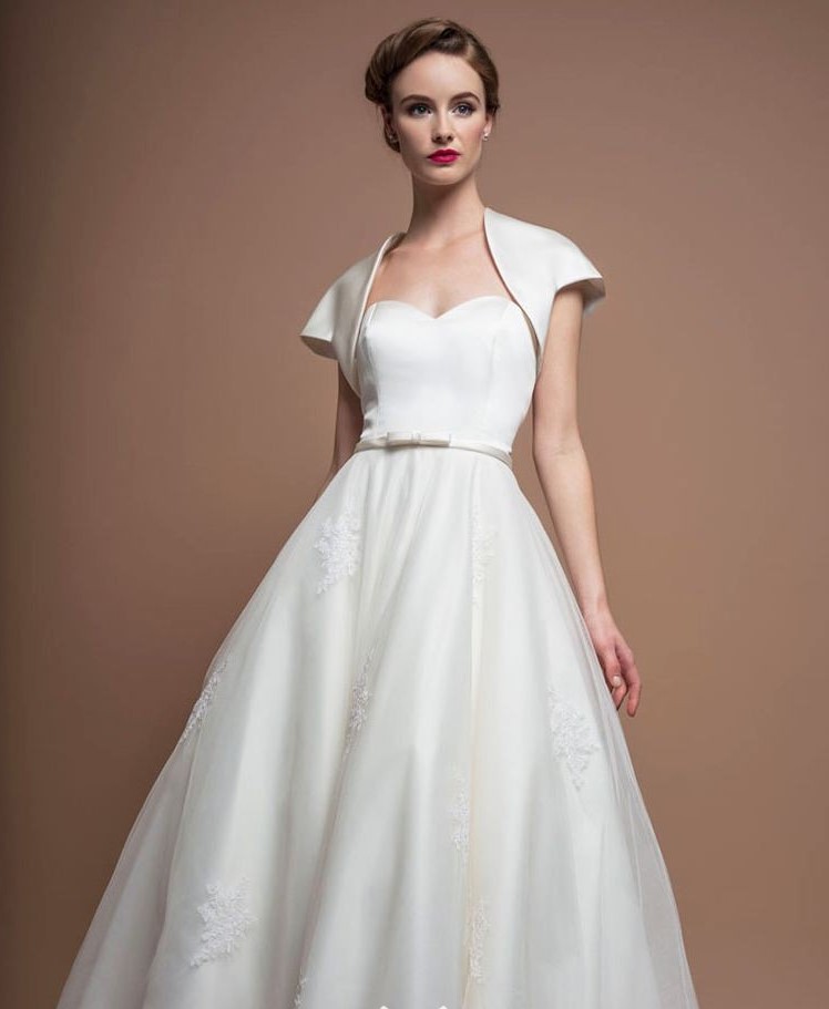 1960s-vintage-tea-length-A-line-wedding-lapolo