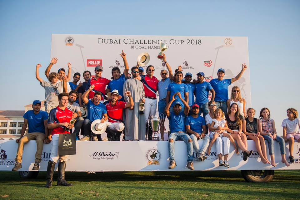 Zedan Polo won the Dubai Challenge Cup defeating Wolves in the finals