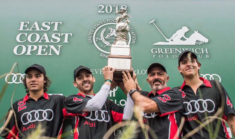 Victorino Ruiz Jorba, Chris Brant, Mariano Aguerre, Joaquin Panelo, Audi, Audi Polo, East Coast open, Greenwich Polo Club, Iconica Polo team, Pacific Coast Open, California, Santa Barbara, Connecticut, Perry trophy, Toro Ruiz, Mariano Gonzalez, Lucky five, pony, valuable player,