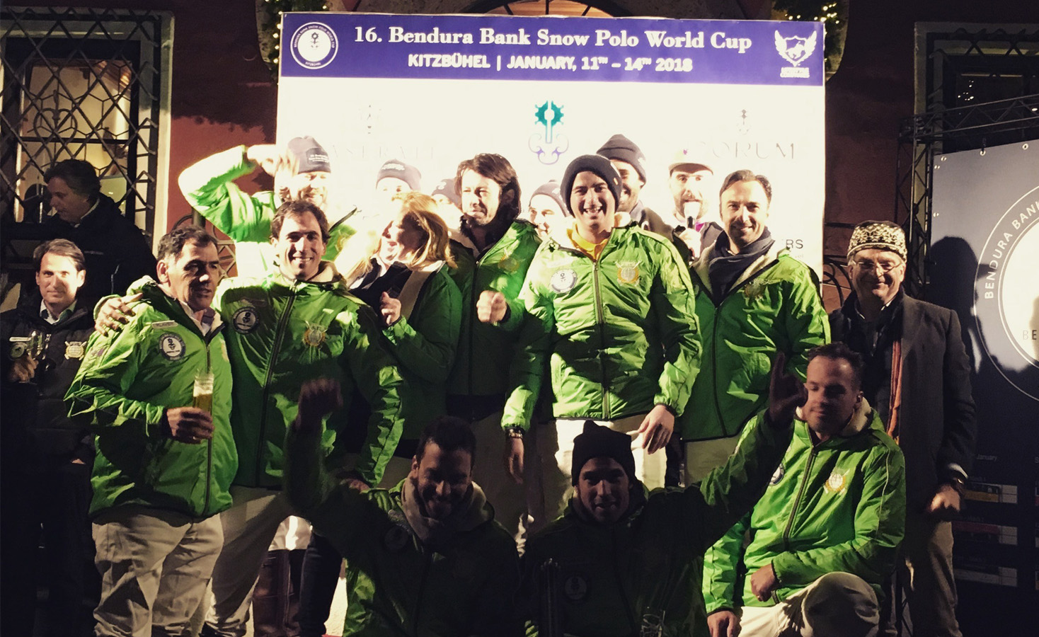 snow polo world cup, polo in snow, Bendura bank team